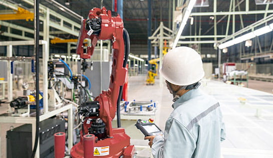 Automated material handling solutions: automated industrial robots