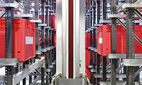 Automated storage and retrieval systems (AS/RS) offer high-density storage within a compact footprint for optimum space utilization.