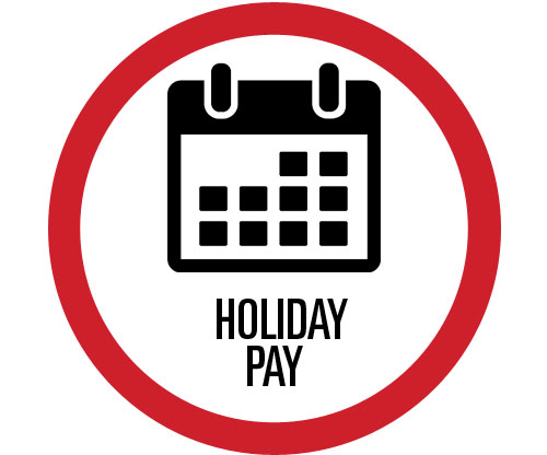 Pengate employee benefit: Holiday Pay