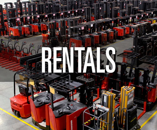 Forklift rentals, lift truck rentals and warehouse equipment rentals from Pengate Handling Systems