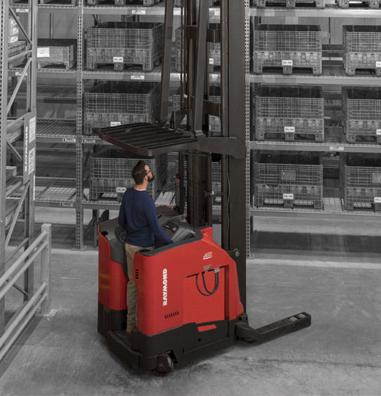 Raymond electric reach fork trucks and 7000 series reach lift trucks