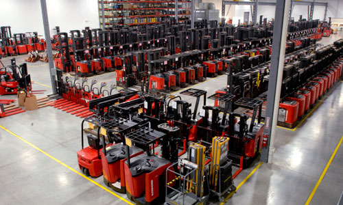 Pengate's fleet of forklift rentals is fully stocked with rental lift trucks, including reach trucks and pallet jacks.