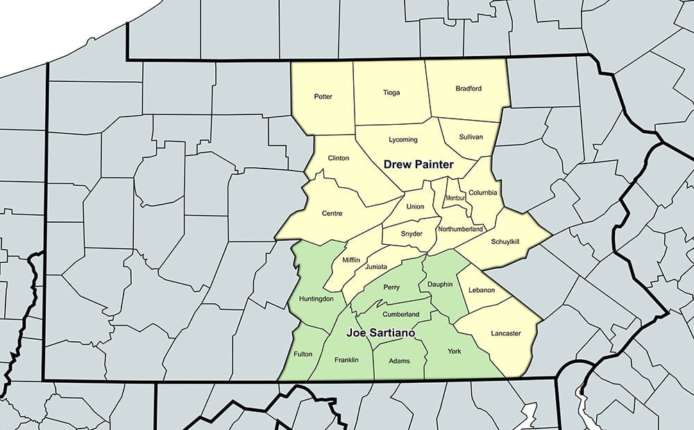 Pengate Handling Systems York, PA territory lines