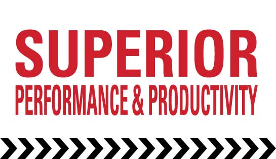 Superior performance and productivity