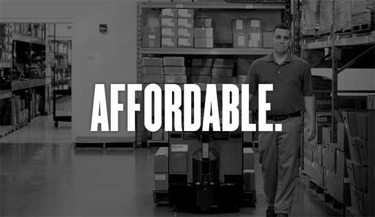 The LRW35 pallet jack from LiftRite is affordable.