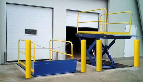 Pengate's dock and door products include warehouse dock lifts and dock lift products.