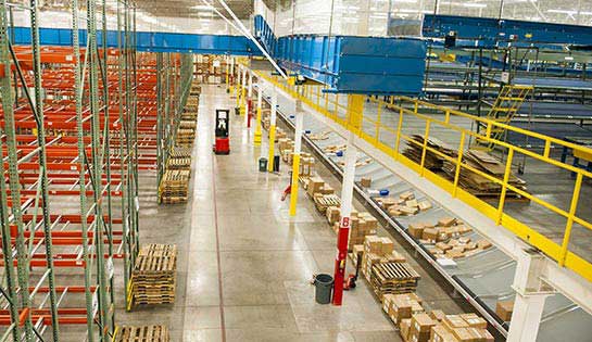 Pengate's comprehensive warehouse storage solutions and storage systems include warehouse mezzanines.