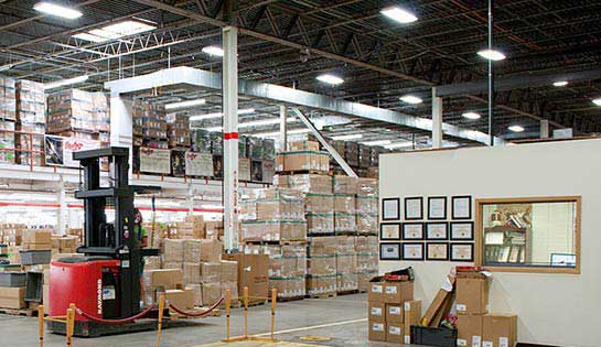 Pengate's comprehensive warehouse storage solutions and storage systems include custom modular offices.