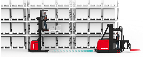Raymond's In Aisle Detection demo in warehouse