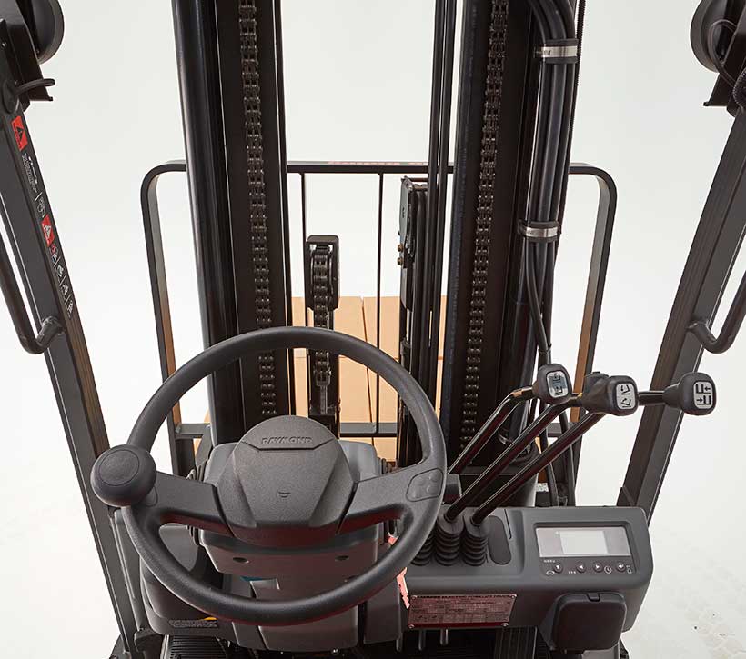 sit down electric forklift