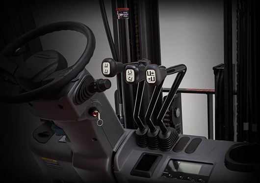 Sit Down forklift controls
