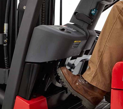 sit down Forklift brake