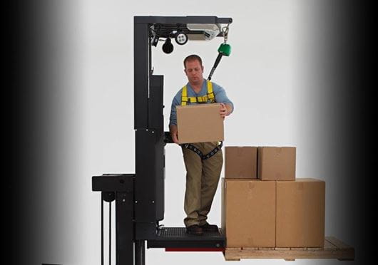 Raymond 5600 Order Picker Trucks Case Picking Window