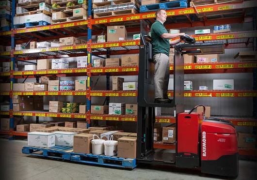 pallet jack compartment