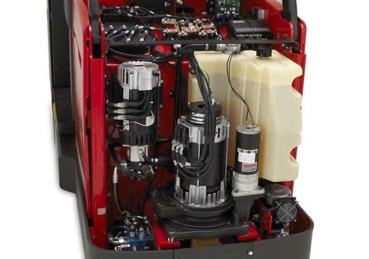 Raymond 9000 Series Swing Reach Truck Convenient Component Layout for Service