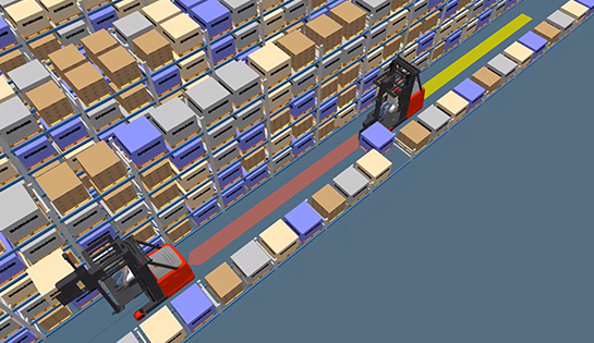 in-aisle detection, warehouse detection